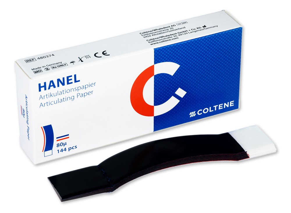 HANEL Articulating Paper 80μ C-form咬合紙