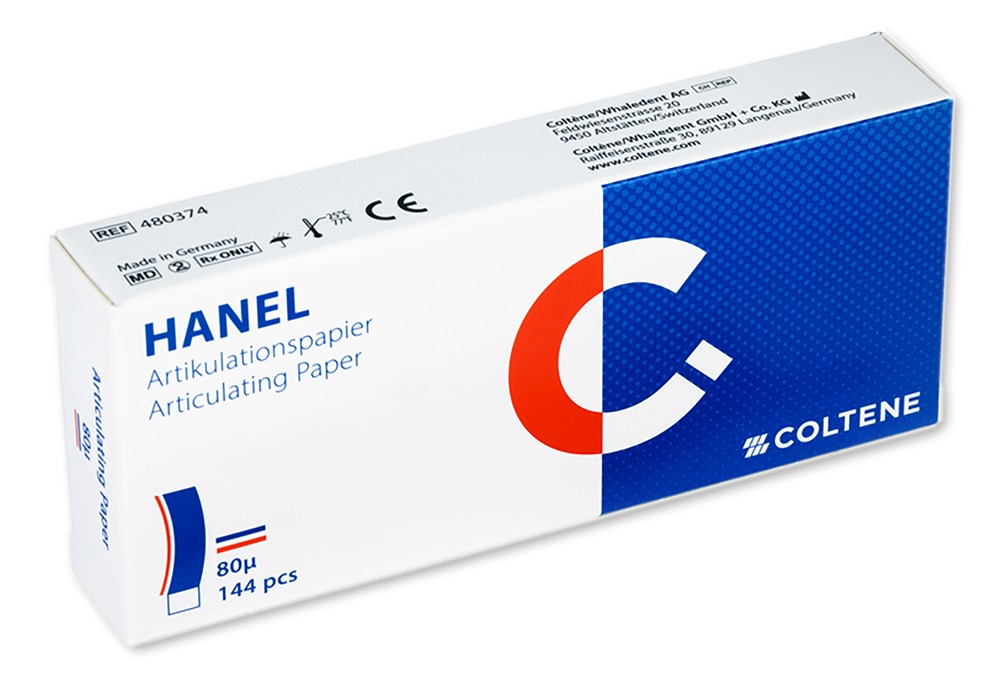 HANEL Articulating Paper 80μ C-form咬合紙