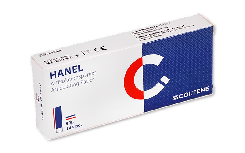 HANEL Articulating Paper 80μ I-form咬合紙