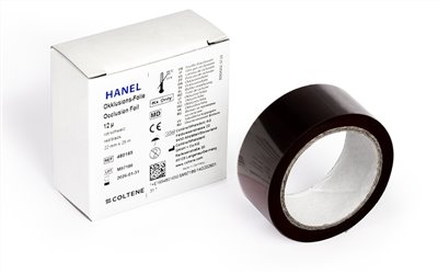 HANEL Occlusion Foil 12μ 2sided redblack 紅黑咬合箔
