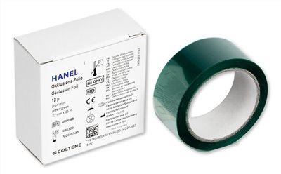 HANEL Occlusion Foil 12µ 2sided Green 雙面綠咬合箔